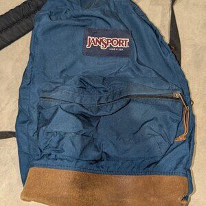 Backpack - Jansport - navy blue - great condition